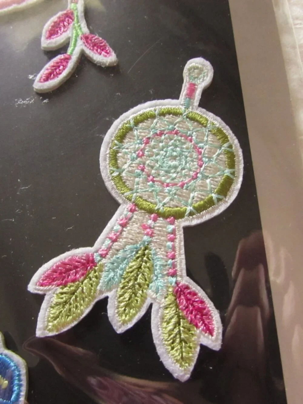 Novelty Embroidered Sticker Patch Longhorn Dreamcatcher Dreamer